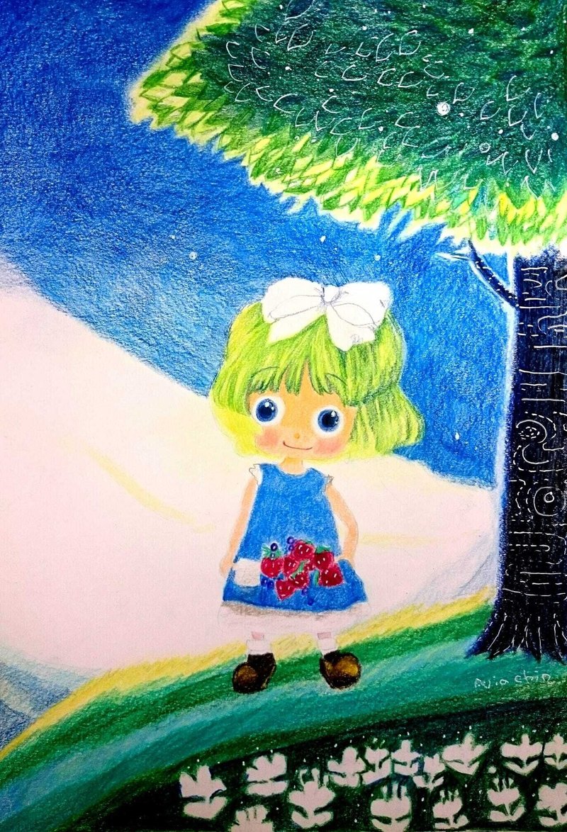色鉛筆でイラストを描いているたった一つの理由とは 絵本風味の画家 Nia Chin Note 色鉛筆でイラストを描いているたった一つの理由とは 絵本風味の画家 Nia Chin Note