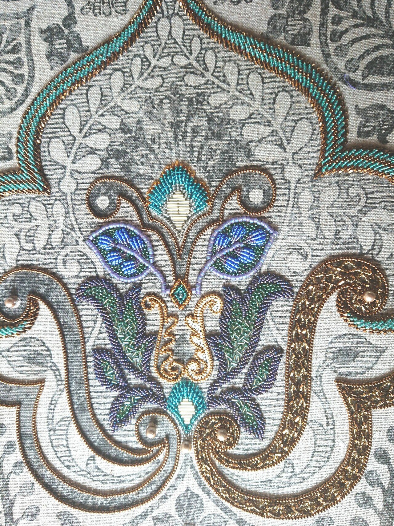 昭和レトロ☆特大刺繍画☆古民家 当時物 昭和レトロ☆特大刺繍画☆古民家 当時物 昭和レトロ 笹虎 トラの刺繍