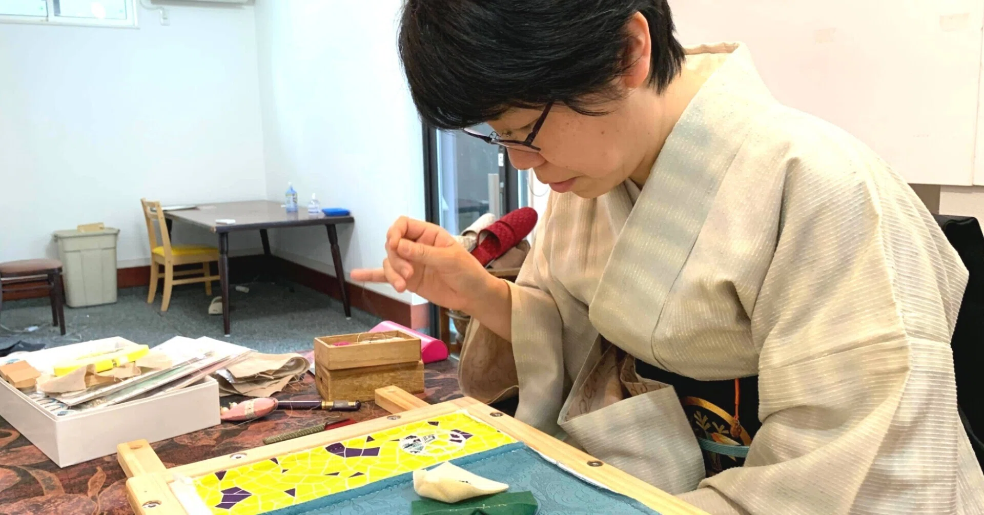 昭和きもの愛好会インタビュー3.日本刺繍職人 大久保好江さん｜昭和