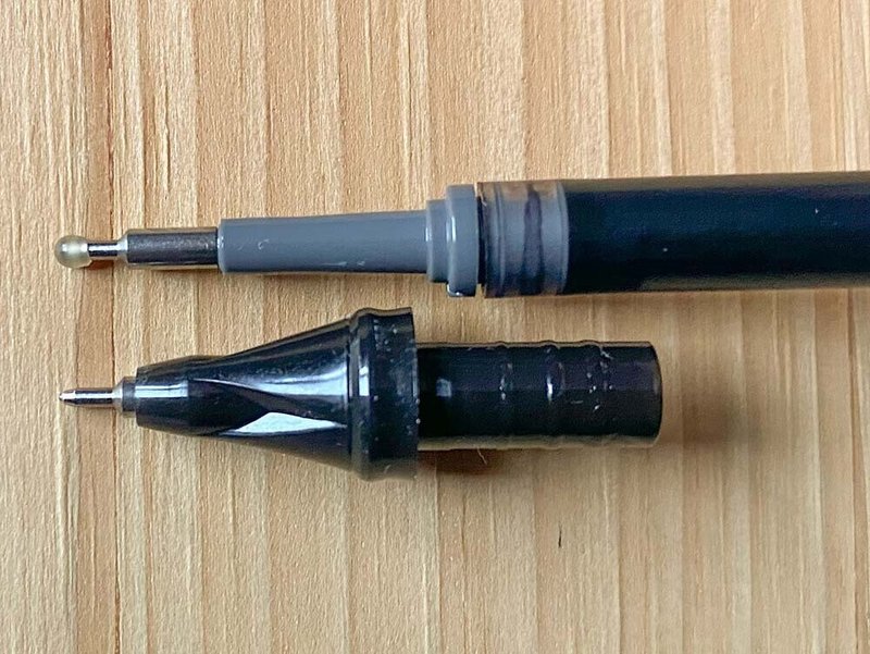エナージェルユーロを分解して インク交換できないのか確かめる ウゴ鈴木 Note