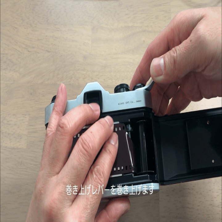 PENTAX SP フィルムの入れ方｜acox