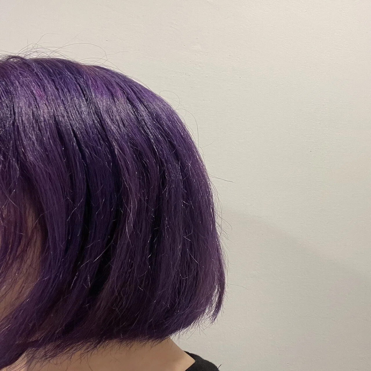 自分でパープルヘアカラー｜pictoria