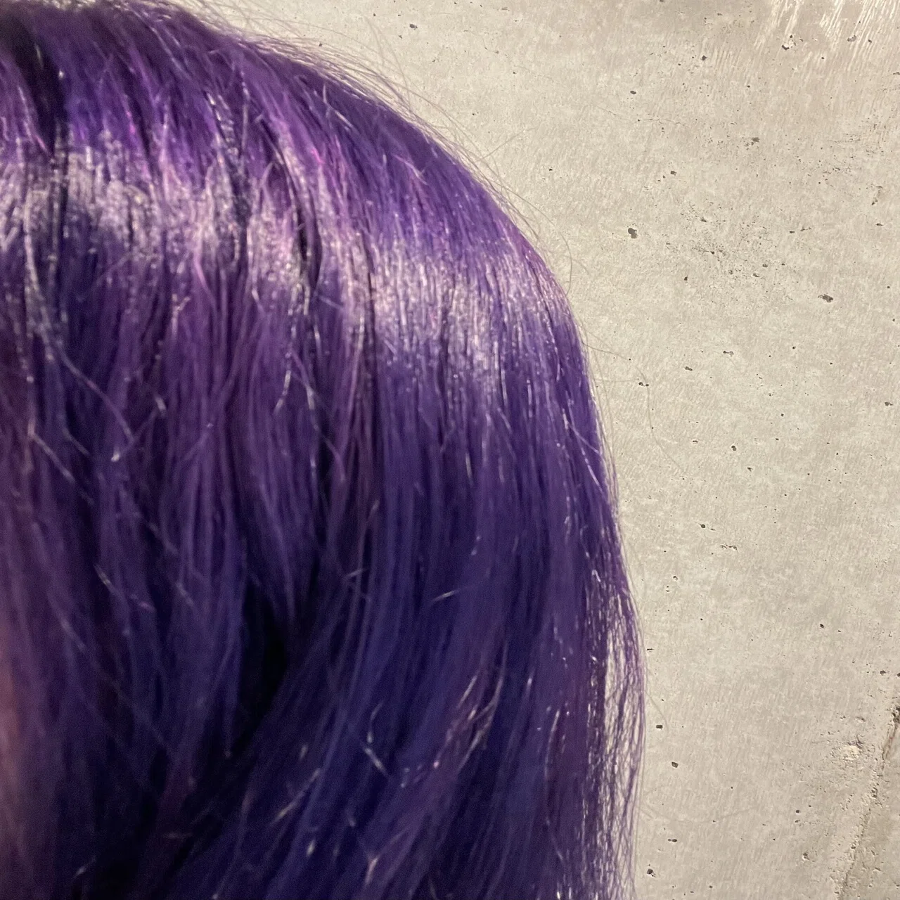 自分でパープルヘアカラー｜pictoria