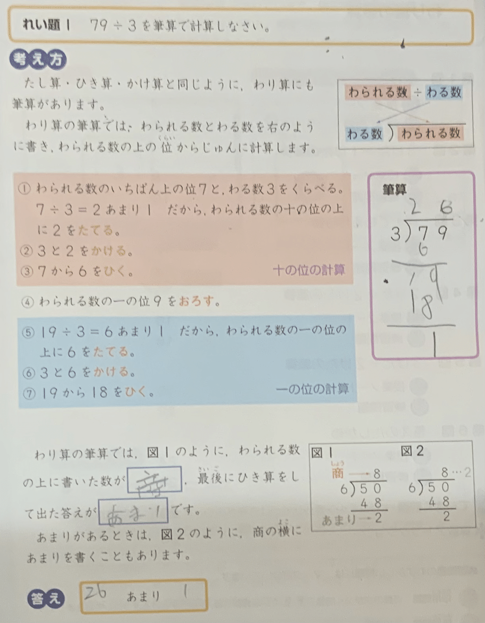 算数は暗記科目 筆算の割り算の事例 堀場 英雄 Hideo Horiba Note 算数は暗記科目 筆算の割り算の事例 堀場 英雄 Hideo Horiba Note
