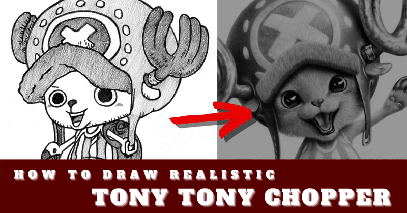 チョッパーをリアルに描いてみた 望月宗生 鉛筆画家 Note チョッパーをリアルに描いてみた 望月宗生 鉛筆画家 Note