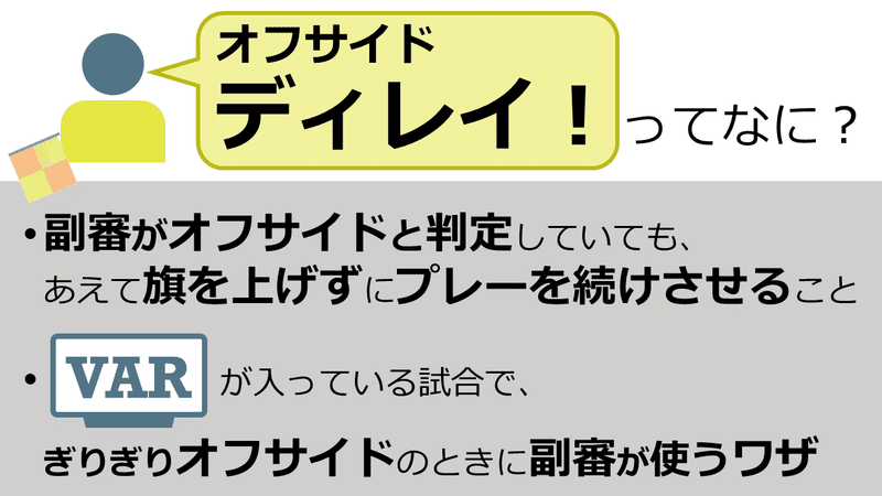 サッカー オフサイドディレイとは Num Note