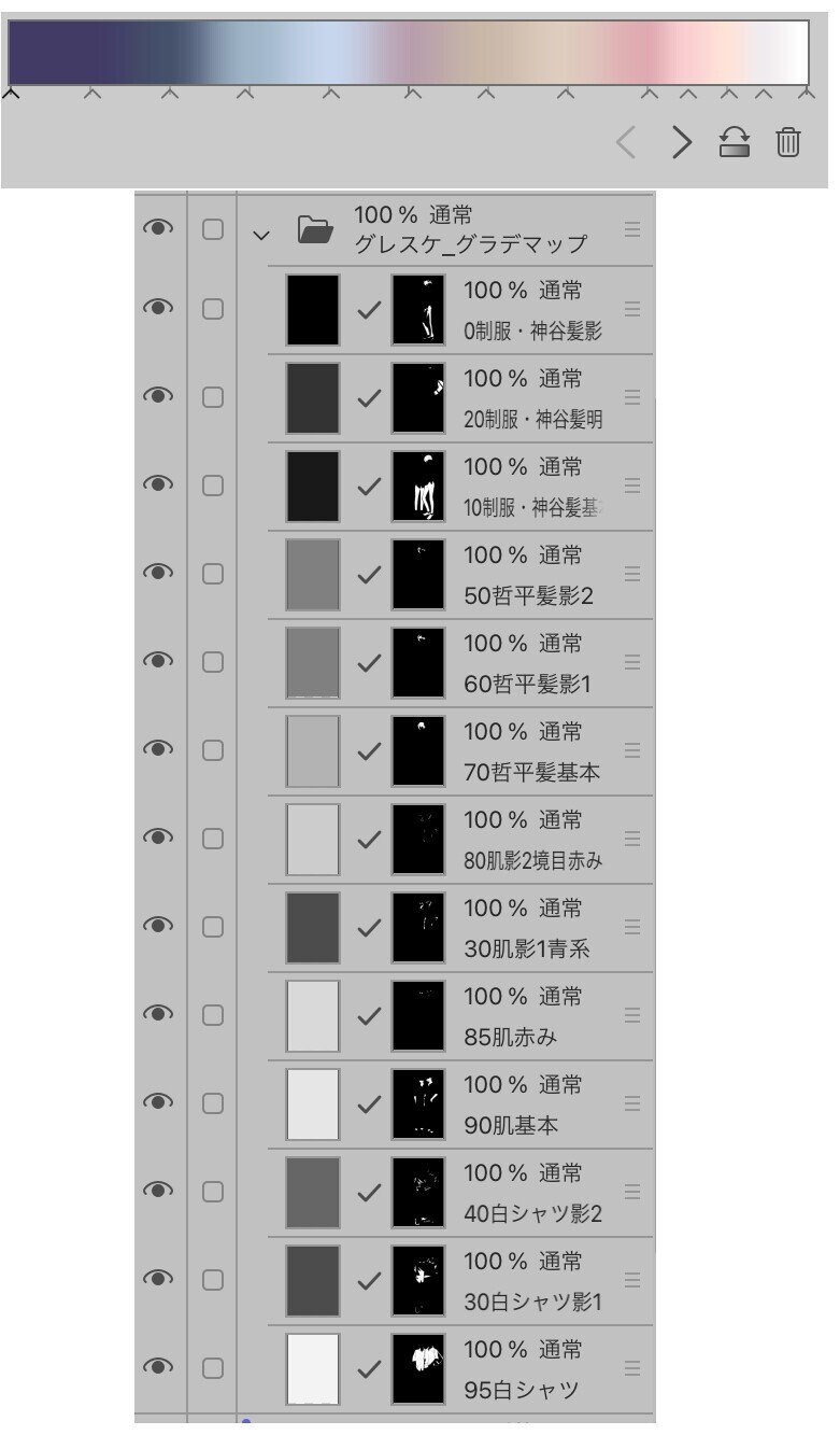 Clip Studioでグラデーションマップを数値設定する Miyamon Note Clip Studioでグラデーションマップを数値設定する Miyamon Note