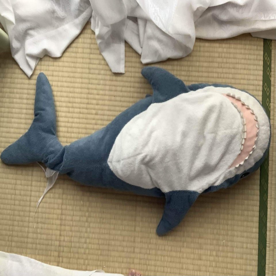 サメぬい修繕大作戦 復活のイケアシャーク むすみ Note