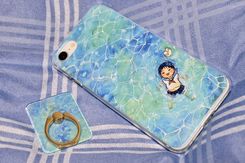 自作したスマホケースが届いたぞ 星干 ひとで Note