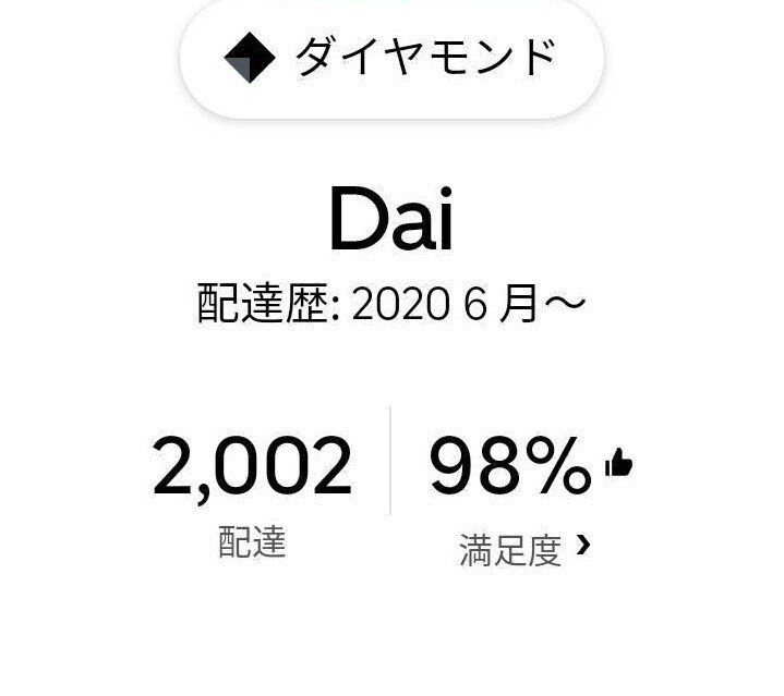 Uber Eatsと配達件数2,000件達成！｜鬼 ナナトラ｜note