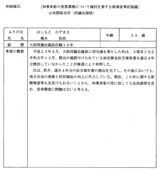 第38回開示請求 憲法記念日知事表彰を受ける議員は 模範となる人物 沙和 Note