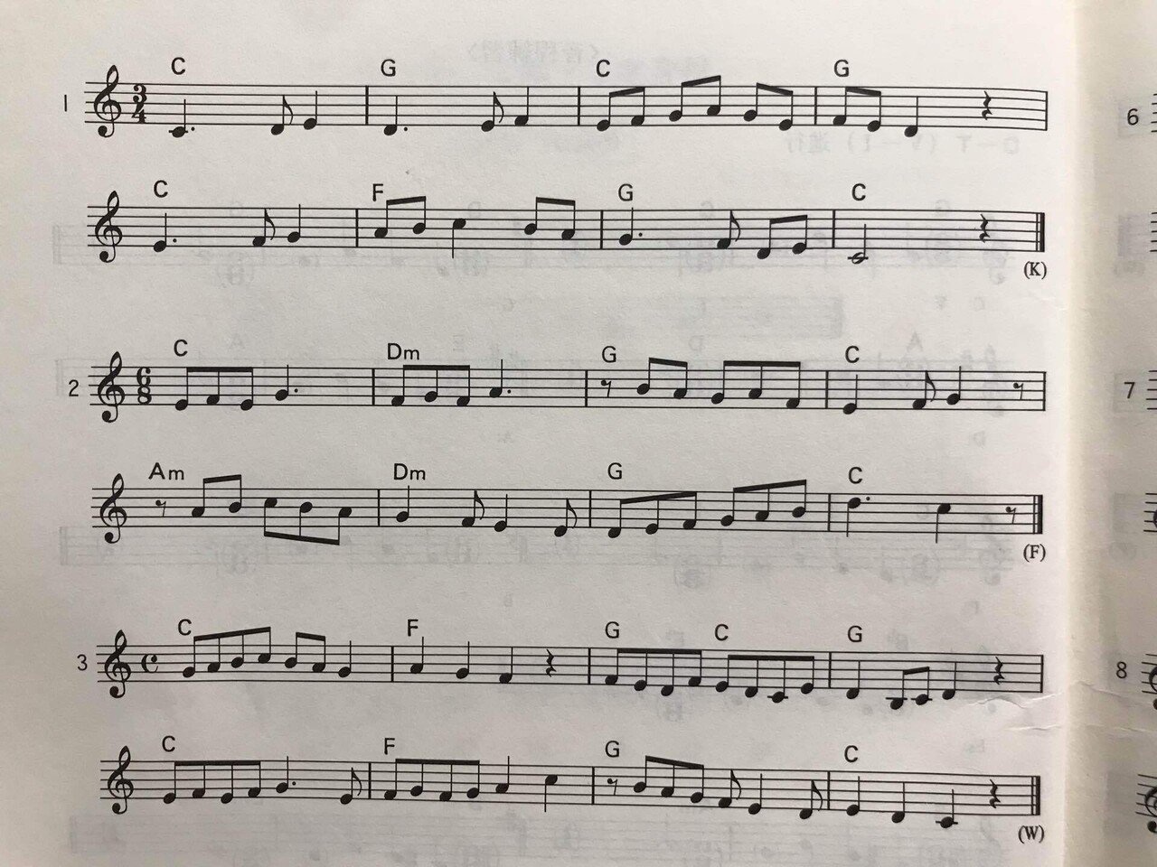 勝手におすすめ本 コードネーム付新曲視唱 Rie先生の楽典やり直し講座 Note