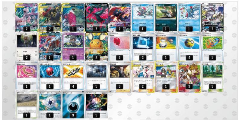 シティ アディショナル】ダークパーフェクションの平均化デッキリスト