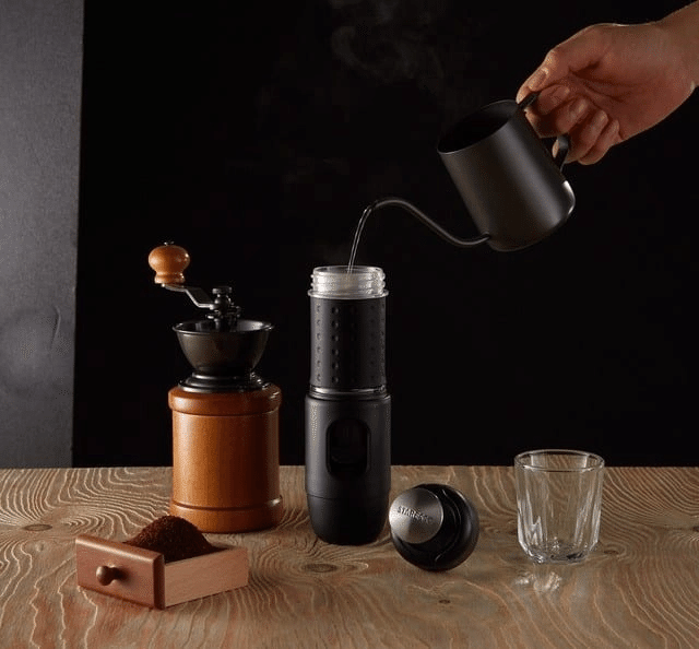 電源不要の携帯用エスプレッソメーカー『STARESSO MINI』がMakuakeに