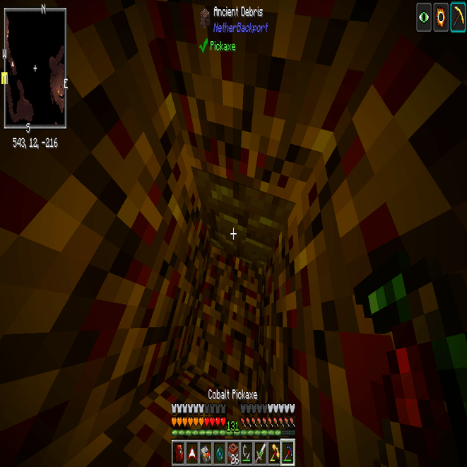 Ftb Interactions 33 1 12で古代の残骸採掘 Pumpkin Melon Note