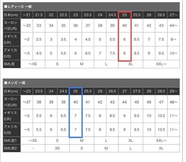 シューズ対応表 換算表もいろいろあって 女子の靴のサイズはさらにナゾ 鈴の Note