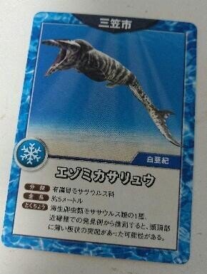 恐竜化石カード