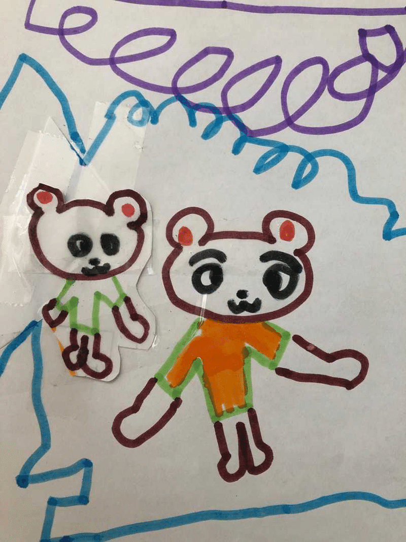 ペン くまちゃんとおうち 姉弟合作 Jr Note ペン くまちゃんとおうち 姉弟合作 Jr Note