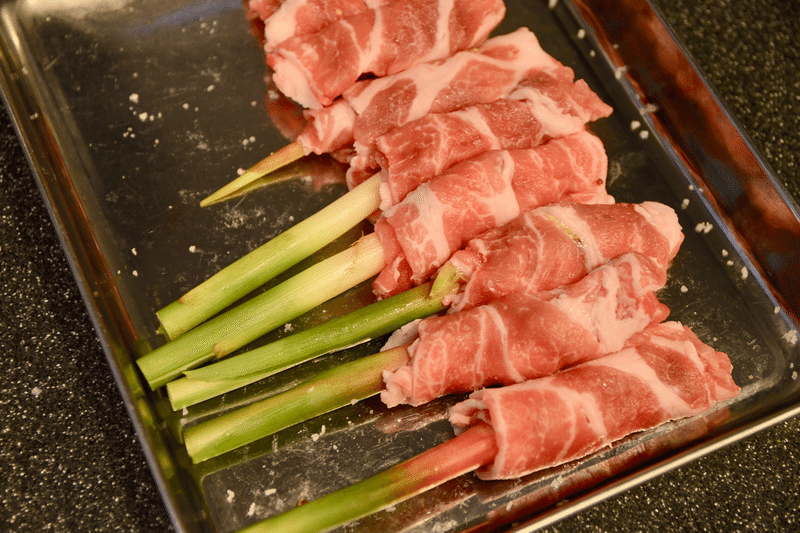 谷中生姜の肉巻き　大人の生姜焼き　手順 (1)