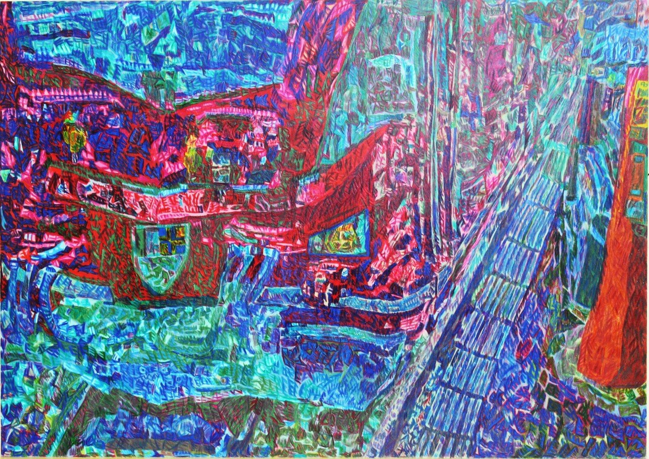 150もの色彩で世界を構築する。ギャラリーの開幕を飾った木村全彦の