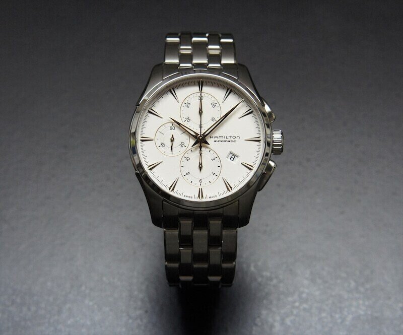 ハミルトン　ジャズマスター　オート　クロノ ハミルトン ジャズマスター オートクロノ ブルー