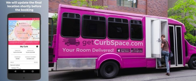 #28 CurbSpace - 目から鱗な車両付きオンデマンドホテルサービス -