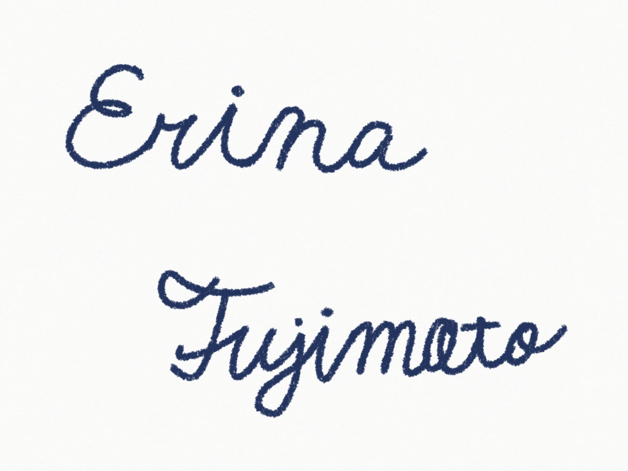 筆記体 正直読めないです でもサラッと書けるとかっこいい 笑 元々筆記体 は銅板を用いた版画で使っていた字体から派生したものらしく デザイン製の高いものだったためかっこいいと感じるのは必然かもしれませ 藤本絵里菜 Note