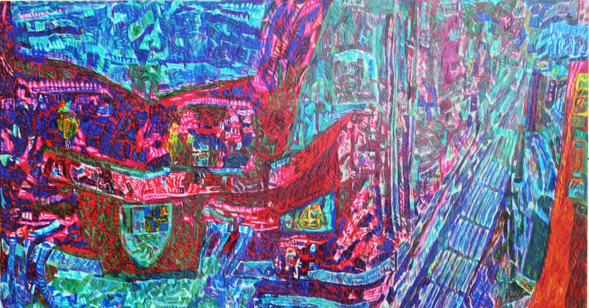 150もの色彩で世界を構築する。ギャラリーの開幕を飾った木村全彦の