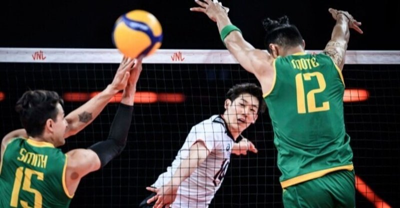 第3週目初戦アジアの高き壁オーストラリア 日本代表男子 ネーションズリーグ7日目 20210609 daityan1009kurage note