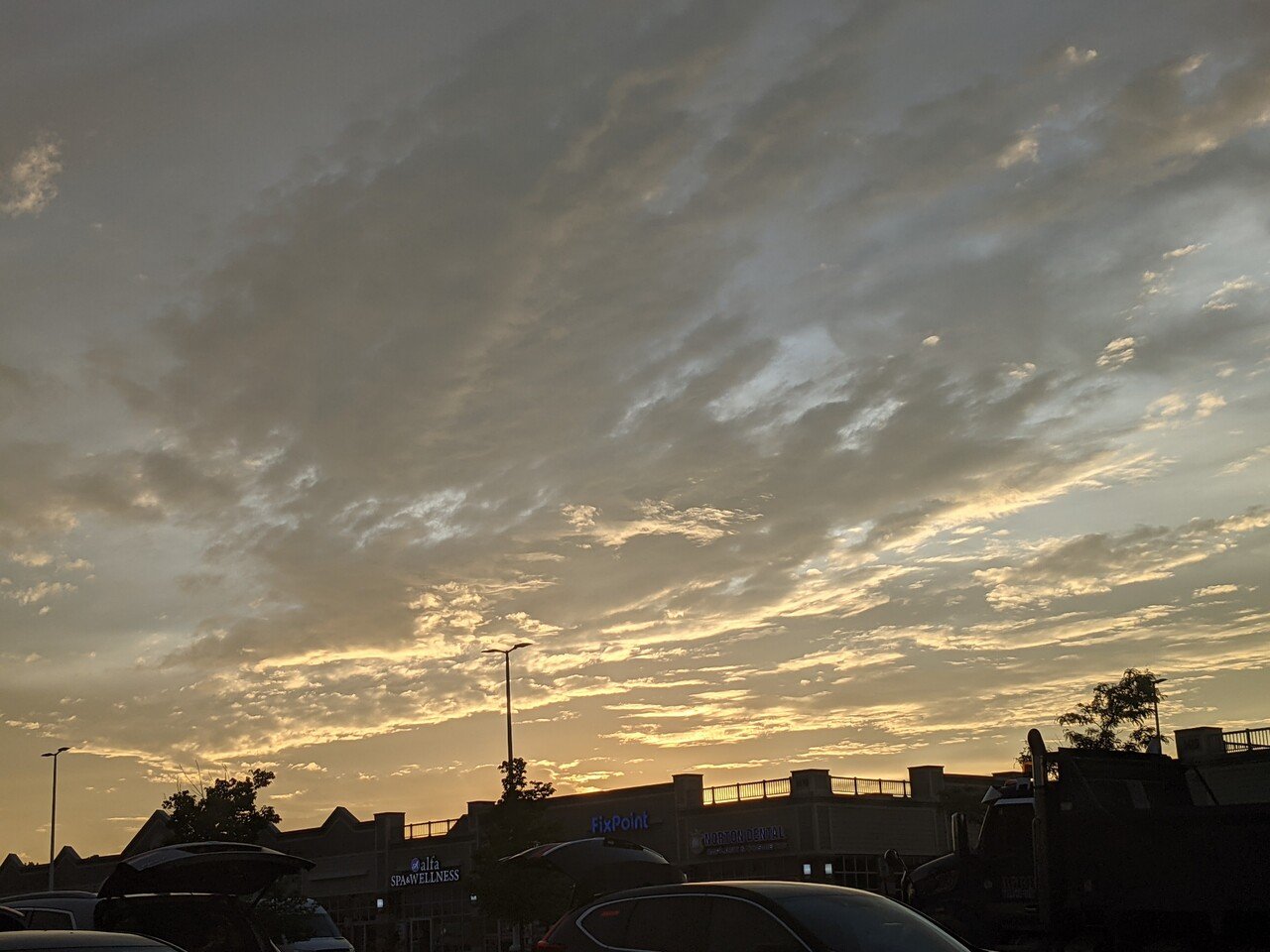 黄金の空 光る雲 Dreamsky Note