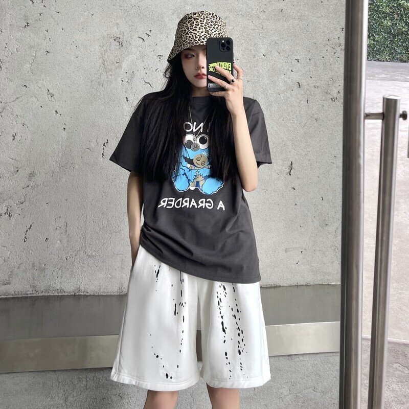ゴスロリ ハーフパンツ カジュアル ストリート系 ドットプリント 病み可愛い 韓国ファッション オルチャン 原宿系 10代 代 Ladies Fashion Seasonz Note ゴスロリ ハーフパンツ カジュアル ストリート系 ドットプリント 病み可愛い 韓国ファッション オルチャン 原宿系 10代 代 Ladies Fashion Seasonz Note