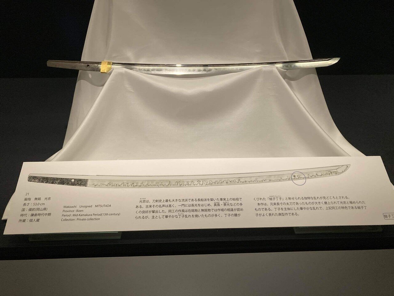 刀剣博物館@両国「日本刀の見方 パートⅢ刃文」を見た記録（写真