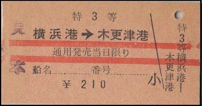 硬券0010 東京汽船 更新版｜バス船舶硬券切符研究会