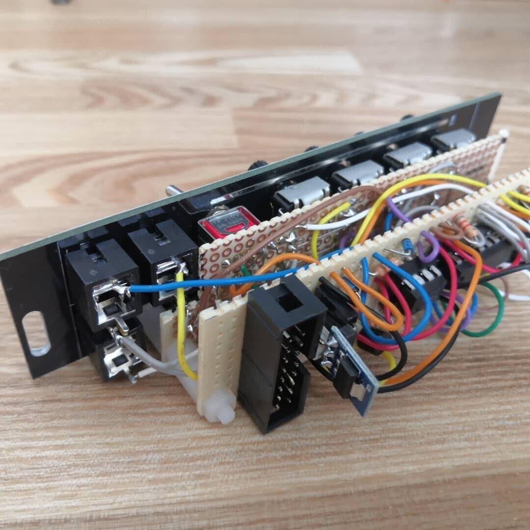 450円で作るCV/gate 8step シーケンサー-モジュラーシンセ自作｜HAGIWO