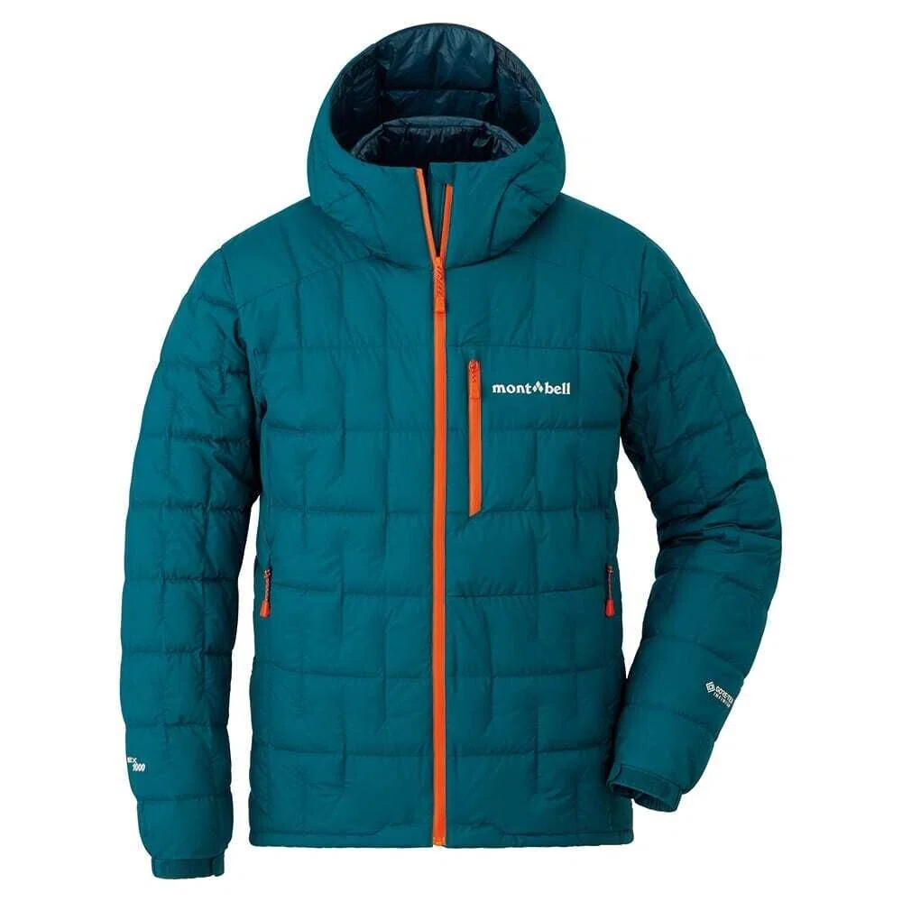 mont bellダウンジャケット イグニスダウン パーカBGNブルーグリーン 