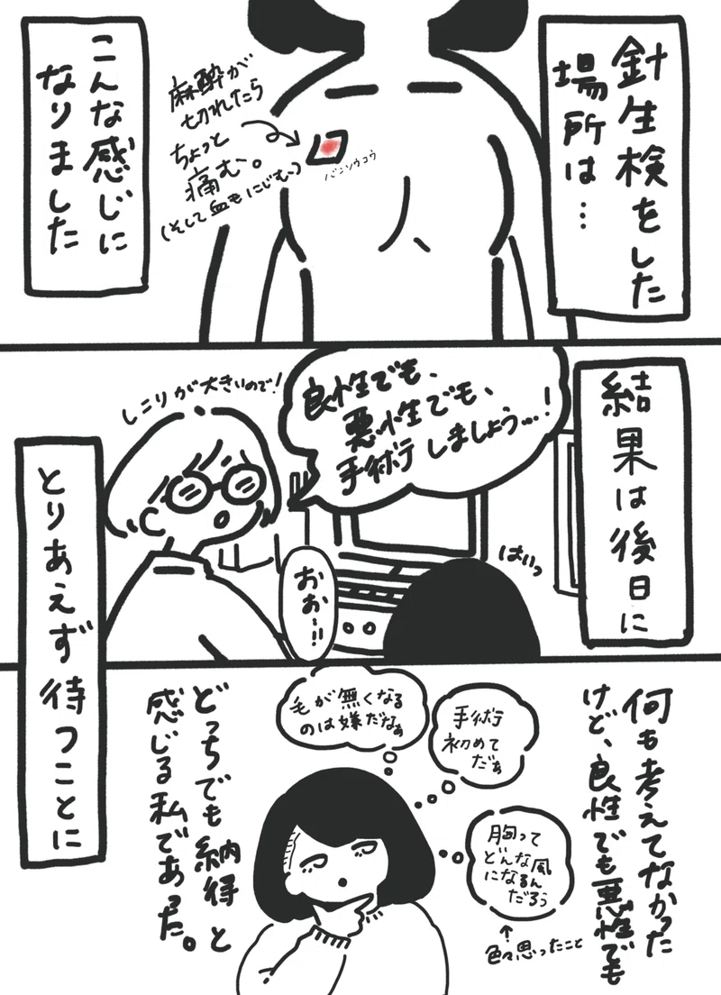 4 にゅうがんとわたし 針生検で正体をあばく 河原奈苗 Note
