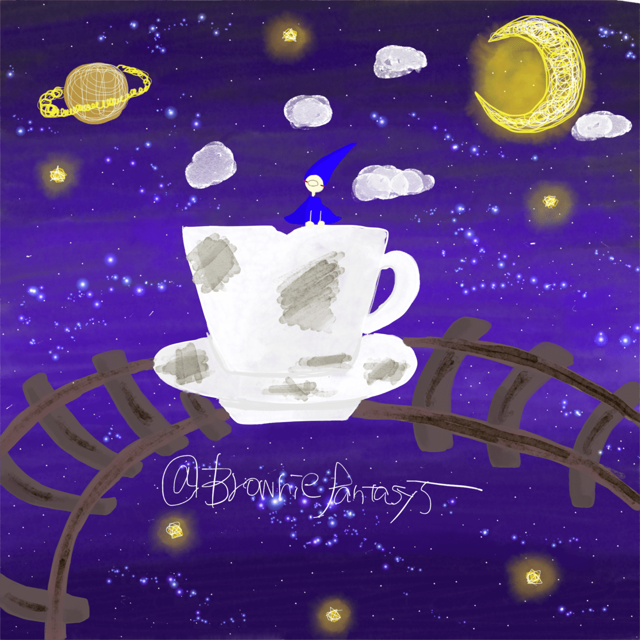 人にガラクタと言われても 君とっては夢のカケラ 君にしか見えない世界がすぐそこに イラスト 物語 作品 絵本 Brownie Note