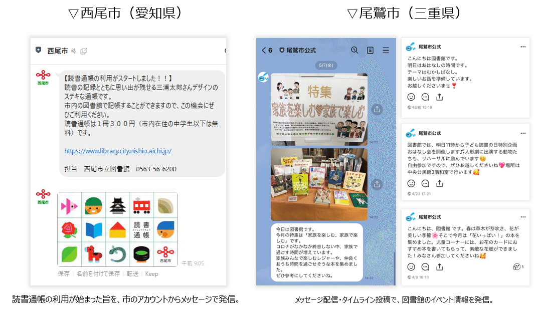 図書館向け 自治体line公式アカウントと図書館の連携事例をまとめてみた Line Bookuoka Note