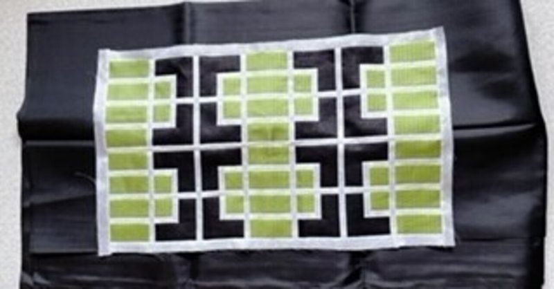 ポジャギ制作過程 韓国伝統窓模様のポジャギ作品 枠の部分で悩み中 Pojagi Sono Note ポジャギ制作過程 韓国伝統窓模様のポジャギ作品 枠の部分で悩み中 Pojagi Sono Note