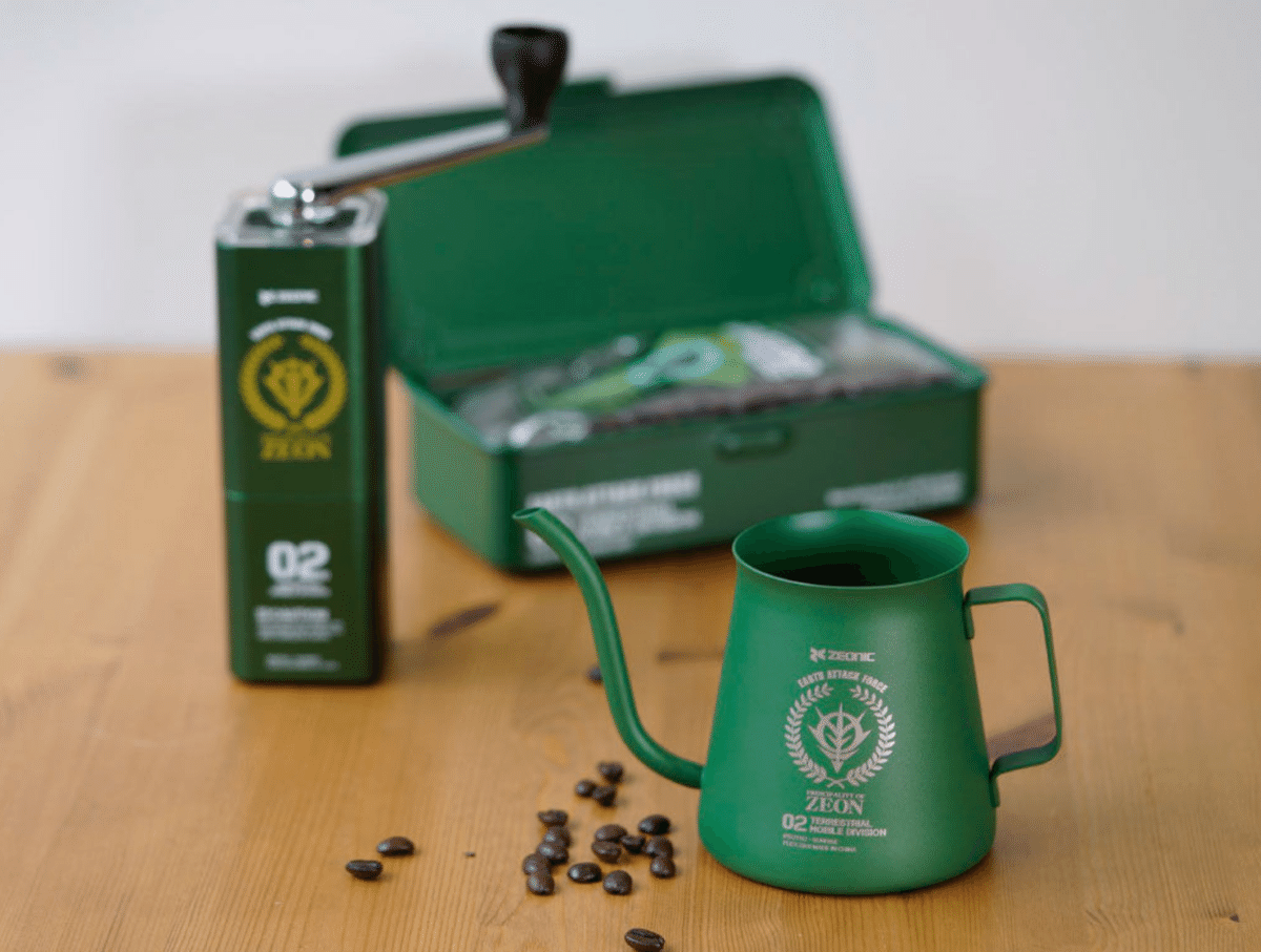 ジオン公国地球方面軍(byガンダム)をモチーフにした「ミル＆ケトル」が