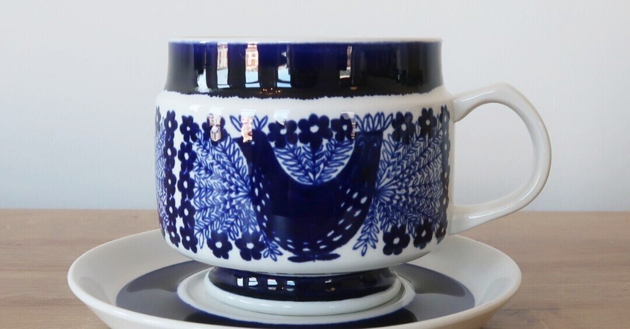 北欧ヴィンテージ食器「ARABIA（アラビア）」Sinilintu（シニリントゥ