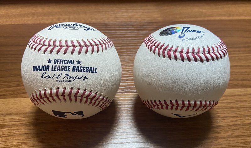 メジャーのボールは滑る Mlbとnpbの公式球 触って違いを確かめた 誰かのためのノート Note