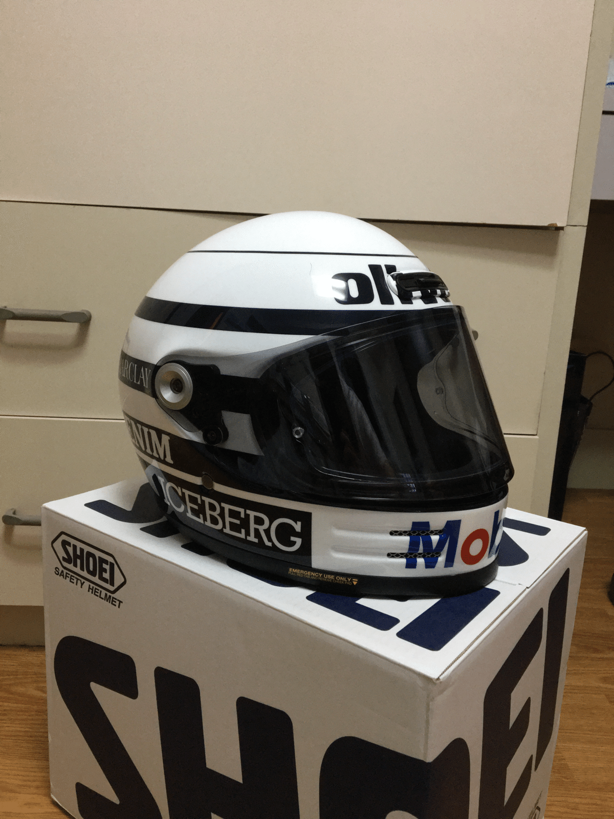 JFC F1 ヘルメット リカルド・パトレーゼ 1988 1/12 JFC F1 ヘルメット リカルド・パトレーゼ 1988 1/12 - メルカリ