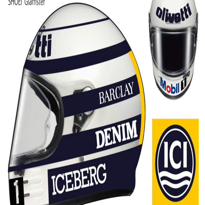 JFC F1 ヘルメット リカルド・パトレーゼ 1992 1/12 JFC F1 ヘルメット リカルド・パトレーゼ 1992 1/12 JFC F1 ヘルメット