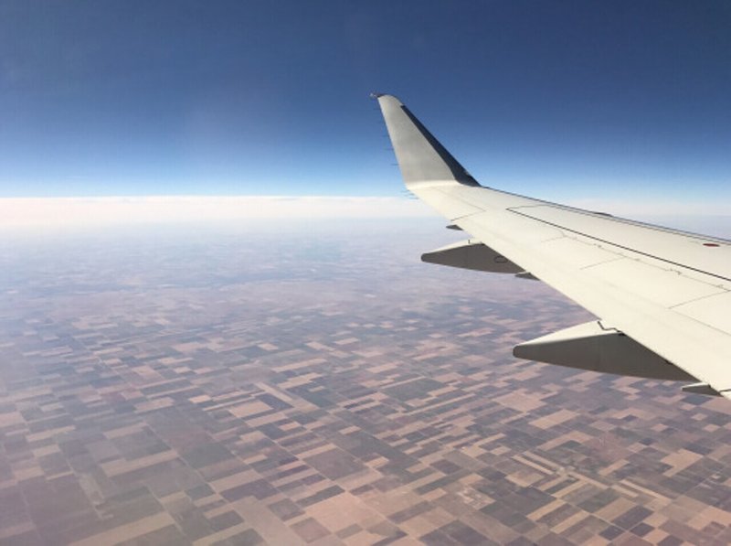 飛行機からの写真