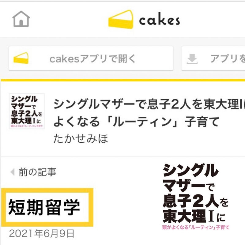 cakes_短期留学