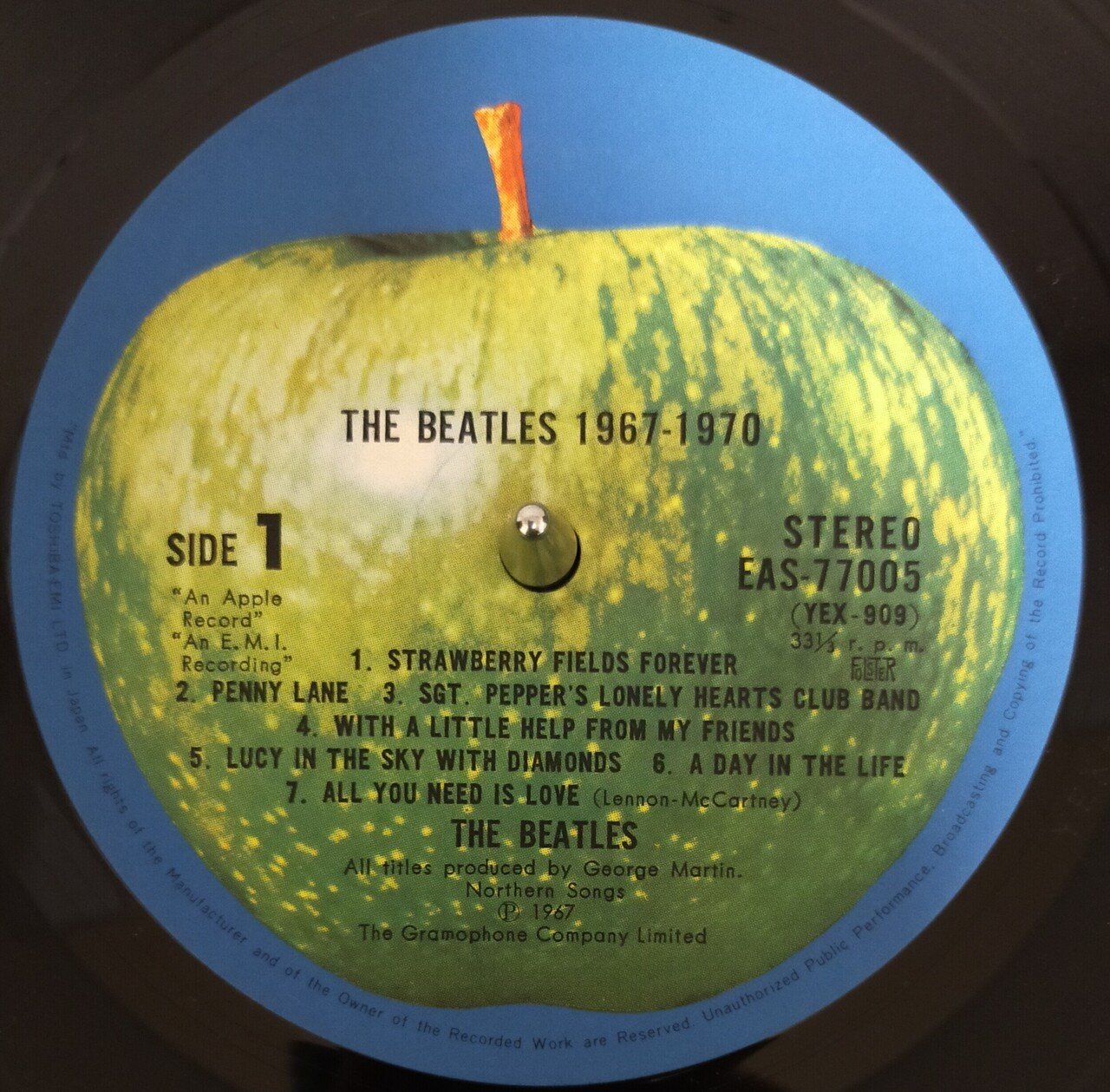 1994 The Beatles 30周年記念 アップルプロモーション バンドT 1994 The Beatles 30周年記念 アップルプロモーション バンドT