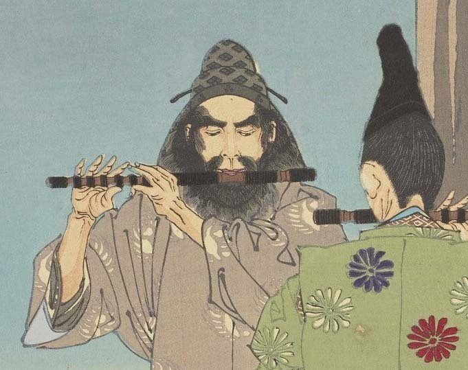 源博雅と鬼の笛の話｜太田記念美術館