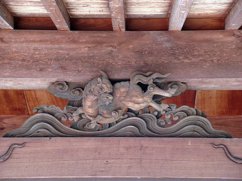 16大岡白山神社秋葉社麒麟