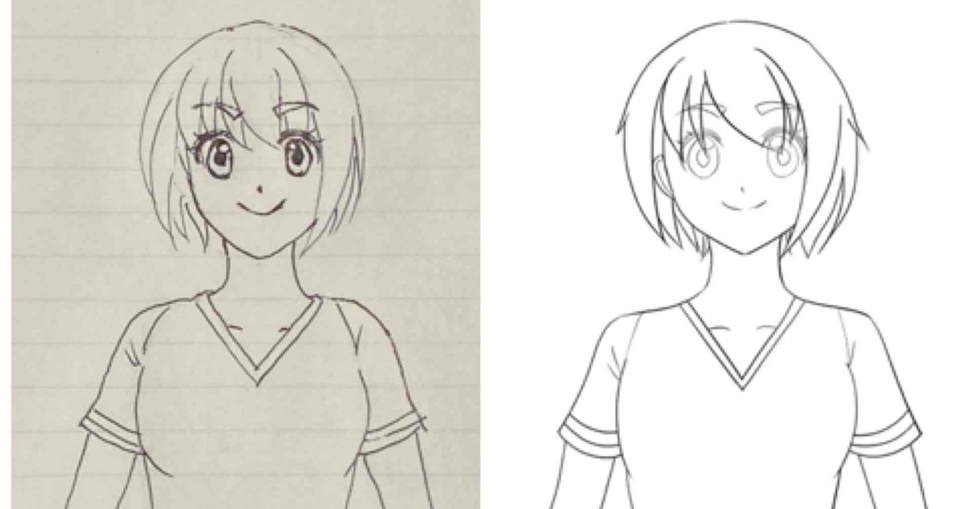 1日での変化 劇的ビフォーアフター イラストことはじめ 初音グレース Note